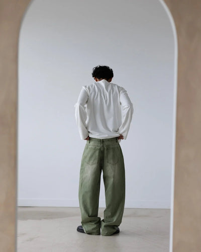 MATCHA DENIM JEANS